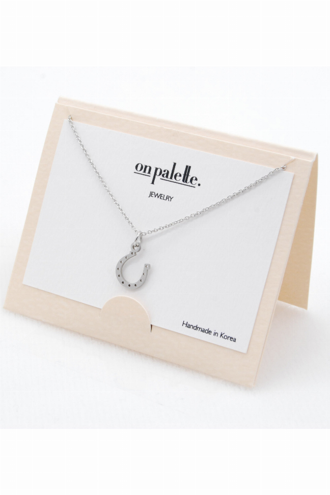 Horse Shoe Pendant Necklaces By DOBBI ( VARIETY OF COLORS AVAILABLE )
