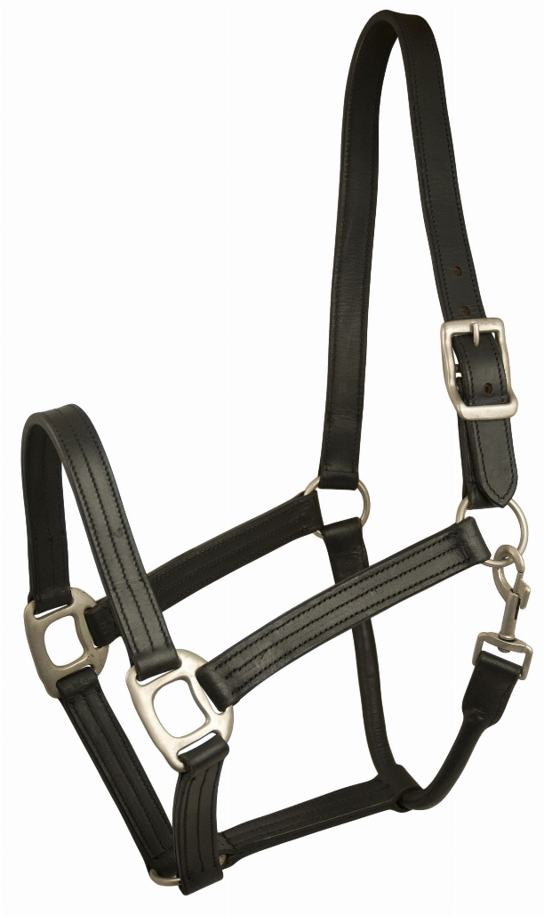 Gatsby Triple Stitched Leather Halter