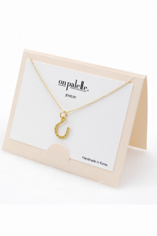 Horse Shoe Pendant Necklaces By DOBBI ( VARIETY OF COLORS AVAILABLE )