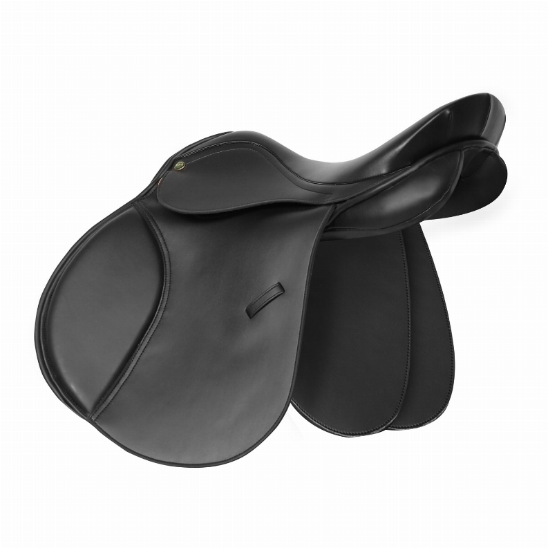 Vegan-X All Purpose Saddle - Color: Black | Size: 18 | Pack Of: 1 | Shape: Regular