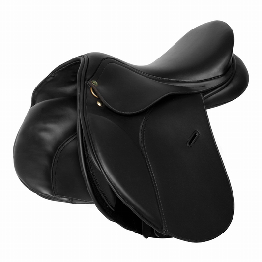 Vegan-X All Purpose Pony Saddle - Color: Black | Size: 14 | Pack Of: 1 | Shape: Regular