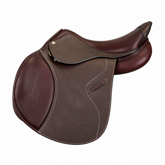 Henri de Rivel Club Close Contact Plus Saddle - Color: Australian nut | Pack Of: 1 | Shape: Regular